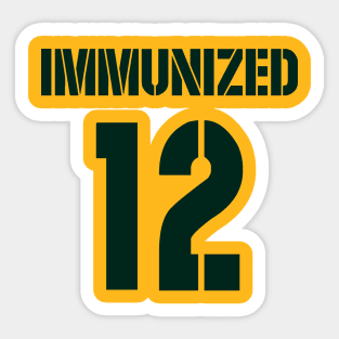 Immunized12 Sticker